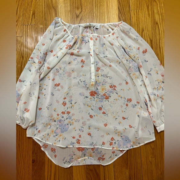 LC Lauren Conrad Tops - LC Lauren Conrad floral blouse